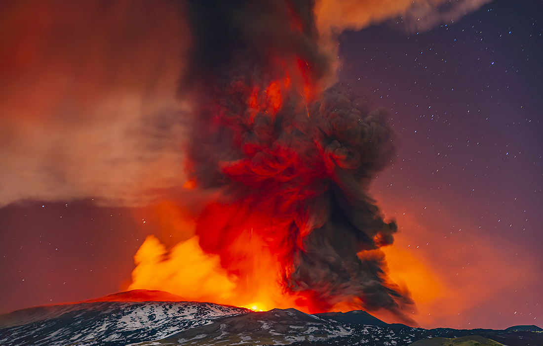 Donde esta el volcan etna