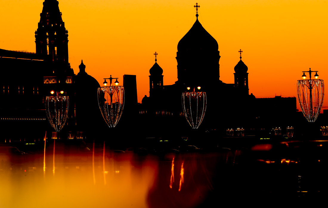Закат в Москве