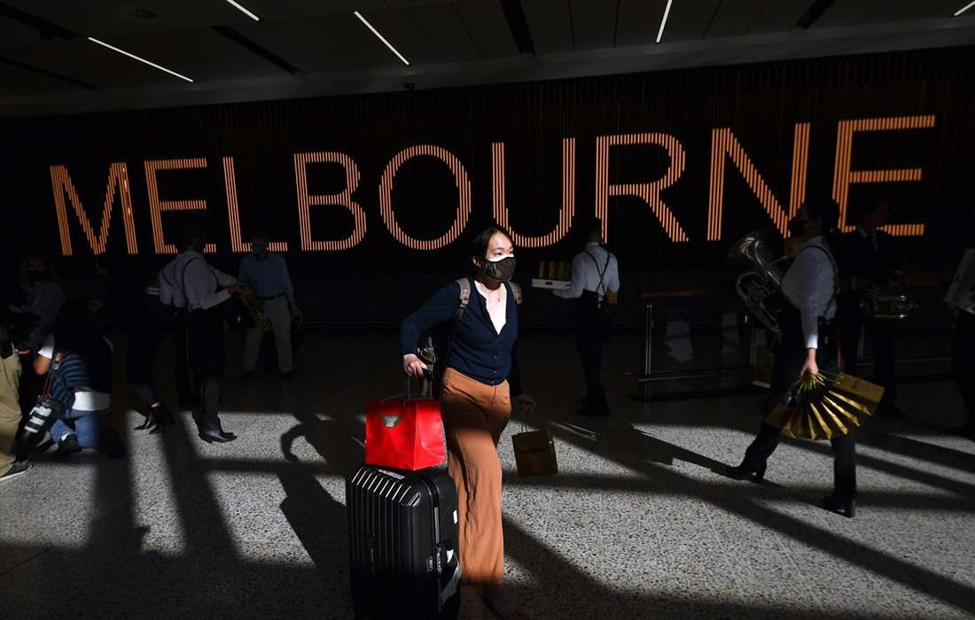21 февраля. Австралия открыла границы для полностью привитых от COVID-19 иностранных путешественников.