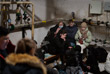 24 Φεβρουαρίου.  Κάτοικοι του Κιέβου κρύβονται σε υπόγεια.