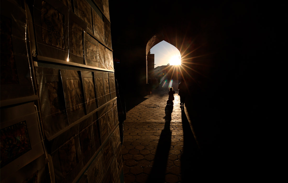 Заход солнца в Бухаре, Узбекистан