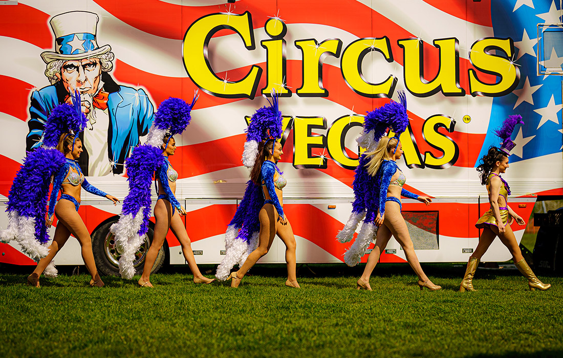 Гастроли американского цирка в Англии