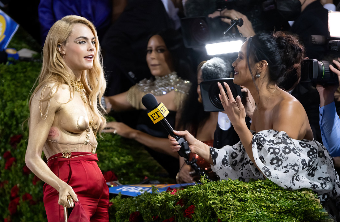 Британская модель Кара Делевинь