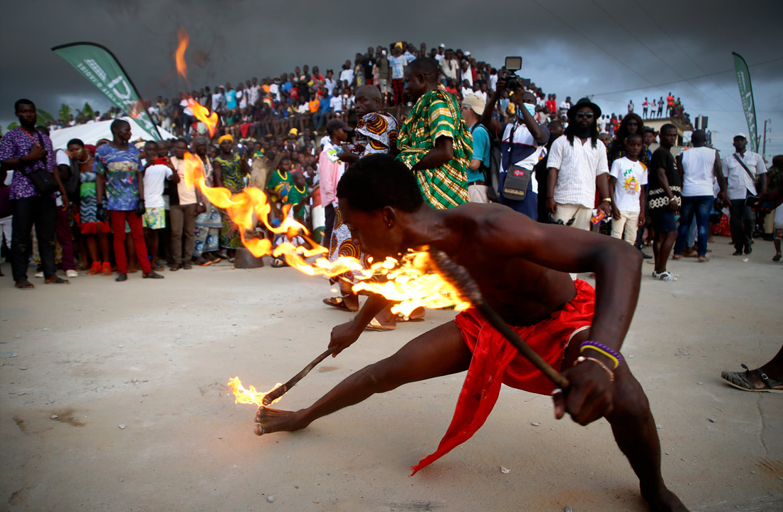 Карнавал Попо на юго-востоке Кот-д’Ивуара