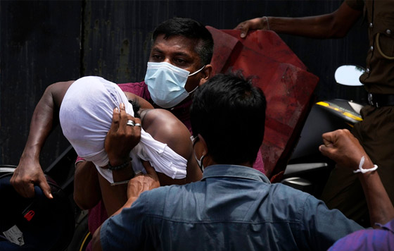 Протесты на Шри-Ланке