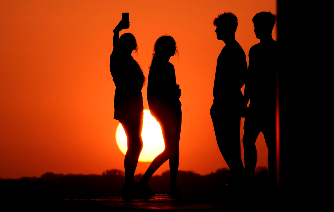 Закат в американском штате Миссури