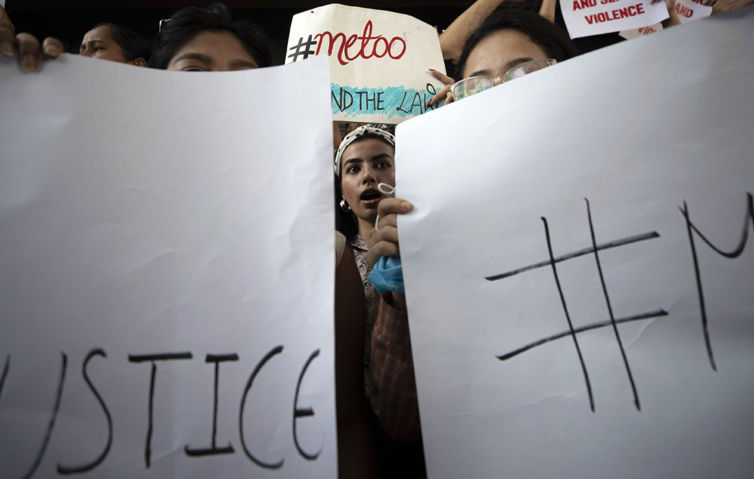 Активисты протестуют против насилия в Непале
