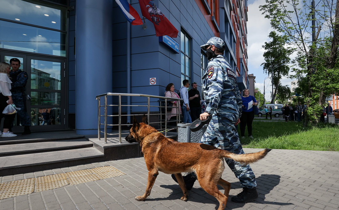 Сотрудники и посетители Тверского и Мещанского судов Москвы были эвакуированы в связи с угрозой минирования