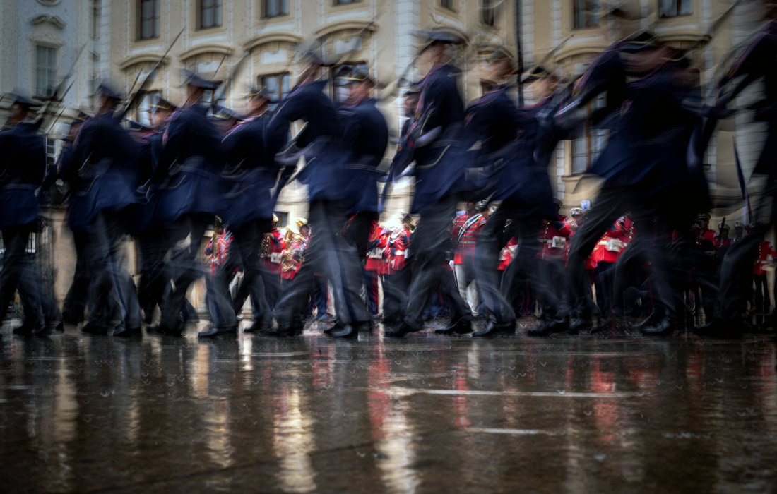 Марш почетного караула в Праге