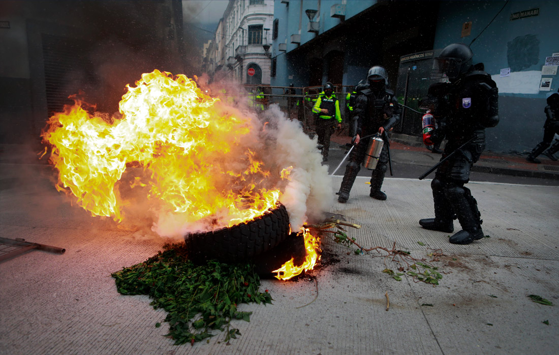 Национальная забастовка в Эквадоре