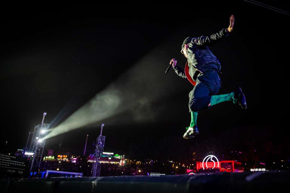 В Лиссабоне прошел музыкальный фестиваль Rock in Rio Lisboa. На фото: выступление The Black Eyed Peas.