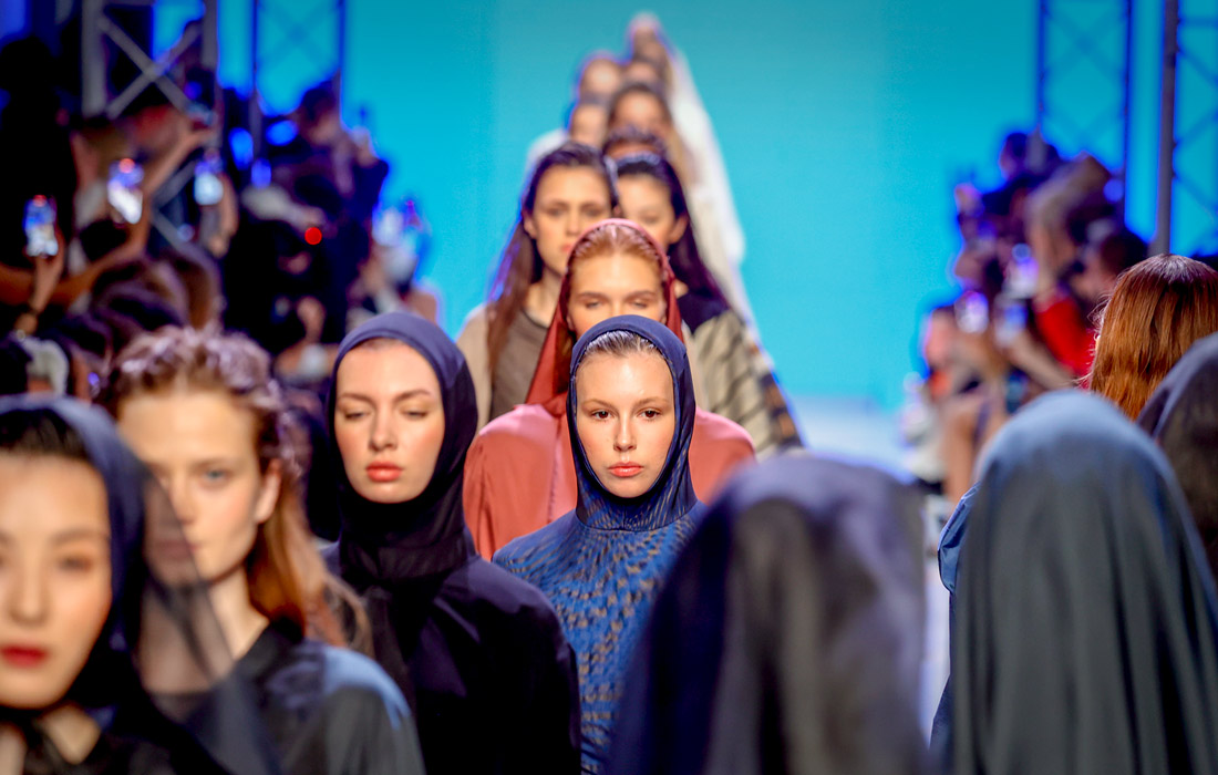 Показ бренда Zuhat в парке "Зарядье"