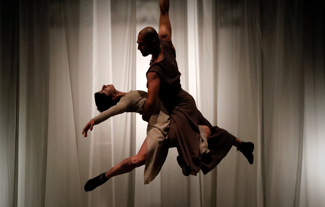 Генеральная репетиция спектакля "Сонеты" грузинского режиссера Лаши Робакидзе в Тбилиси