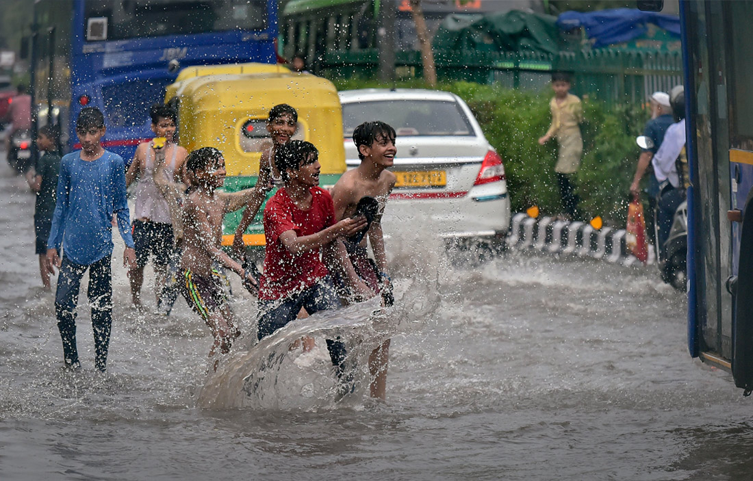 Дождь в Нью-Дели