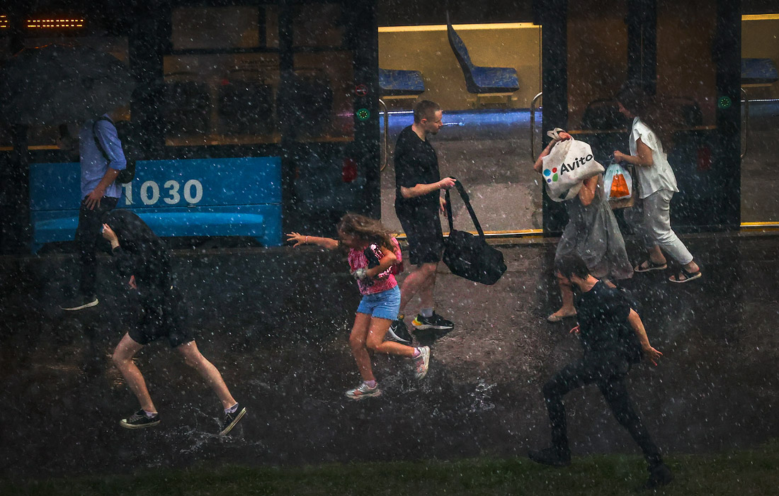 Дождь в Москве