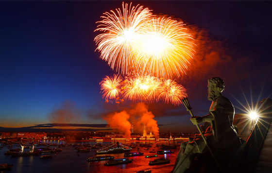 Главный военно-морской парад в Петербурге