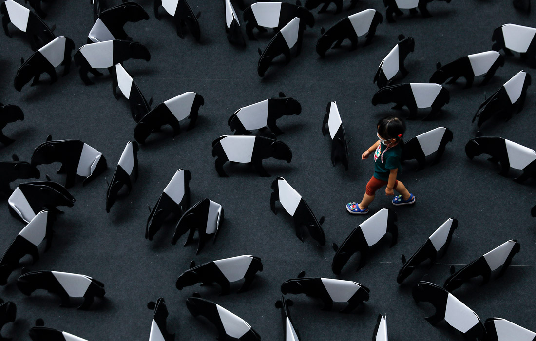 Арт-инсталляция малазийского художника Николаса Лима в Куала-Лумпуре