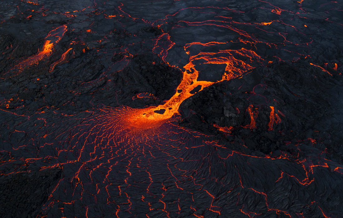 Извержение вулкана в Исландии