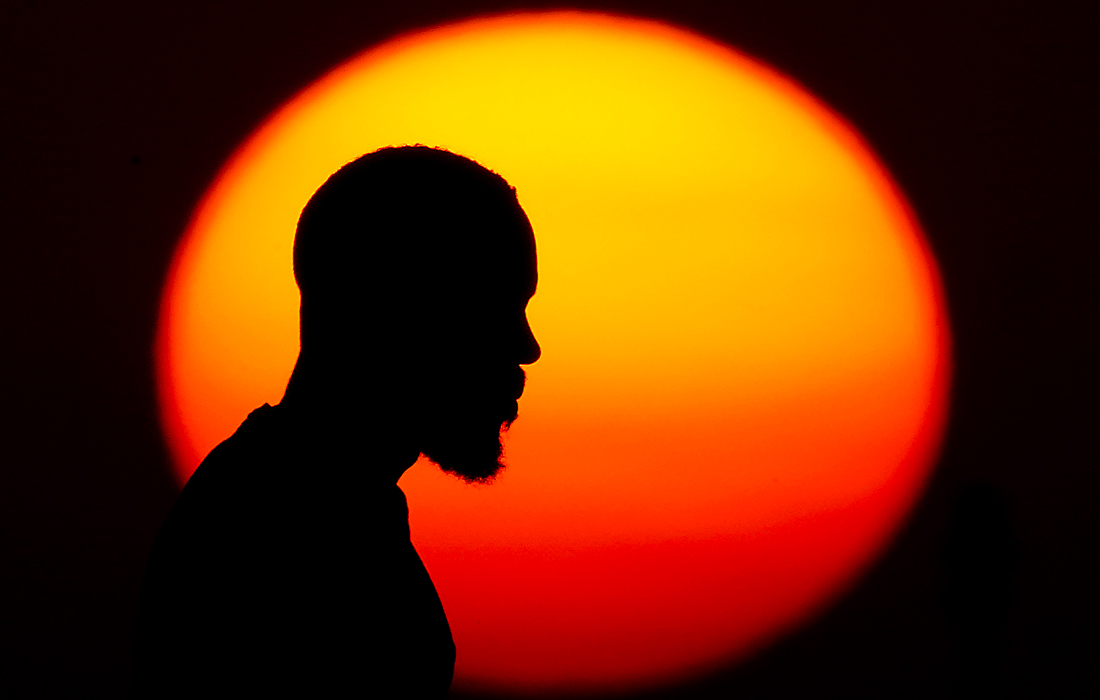 Закат в американском штате Миссури