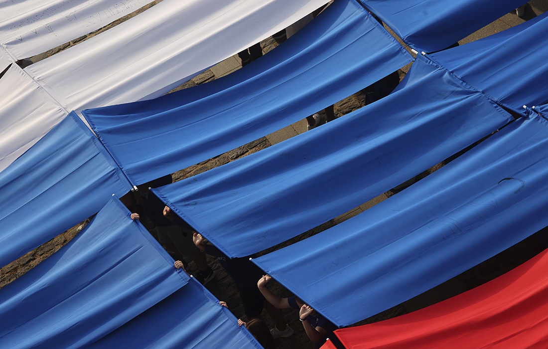 Празднования, посвященные Дню государственного флага России, в Москве