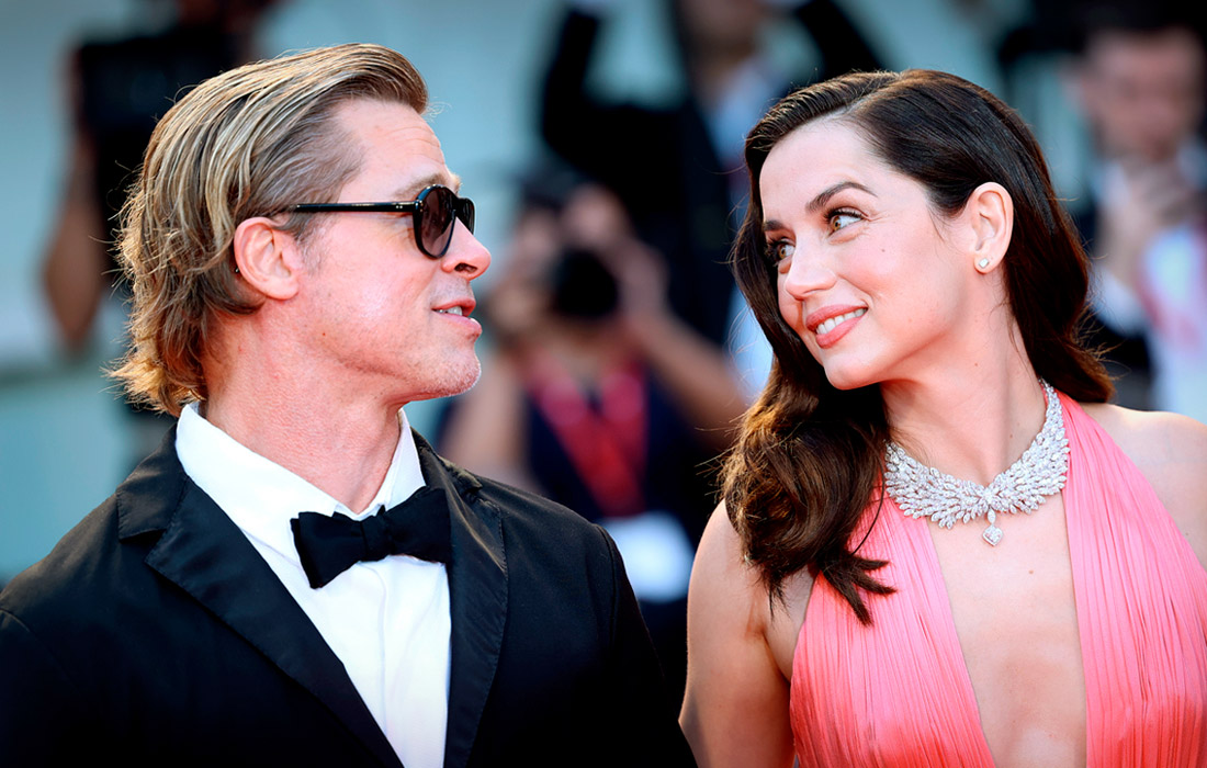 Актеры Брэд Питт и Ана де Армас представили фильм "Блондинка " в Венеции