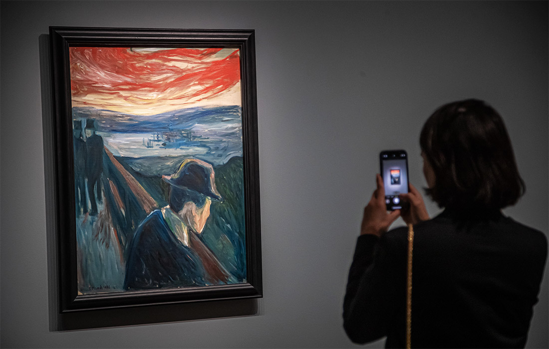 Выставка Эдварда Мунка открылась в Париже