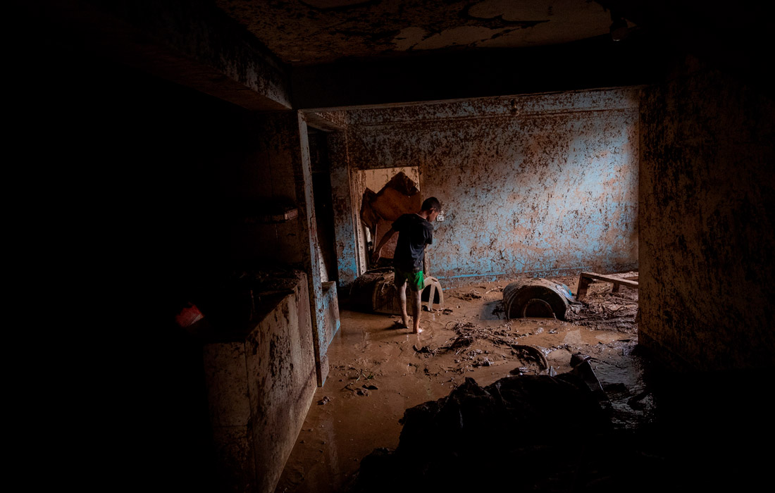 В городе полностью разрушены 317 домов, еще 750 получили серьезные повреждения