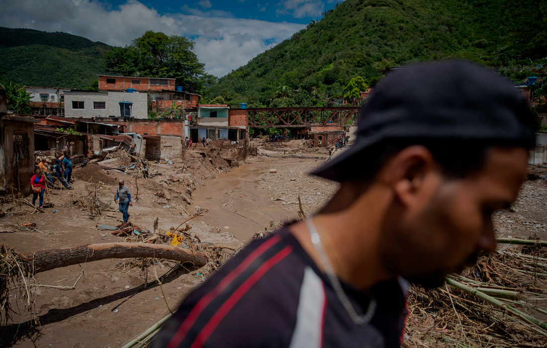 Всего за последние две недели в Венесуэле из-за проливных дождей погибли 42 человека