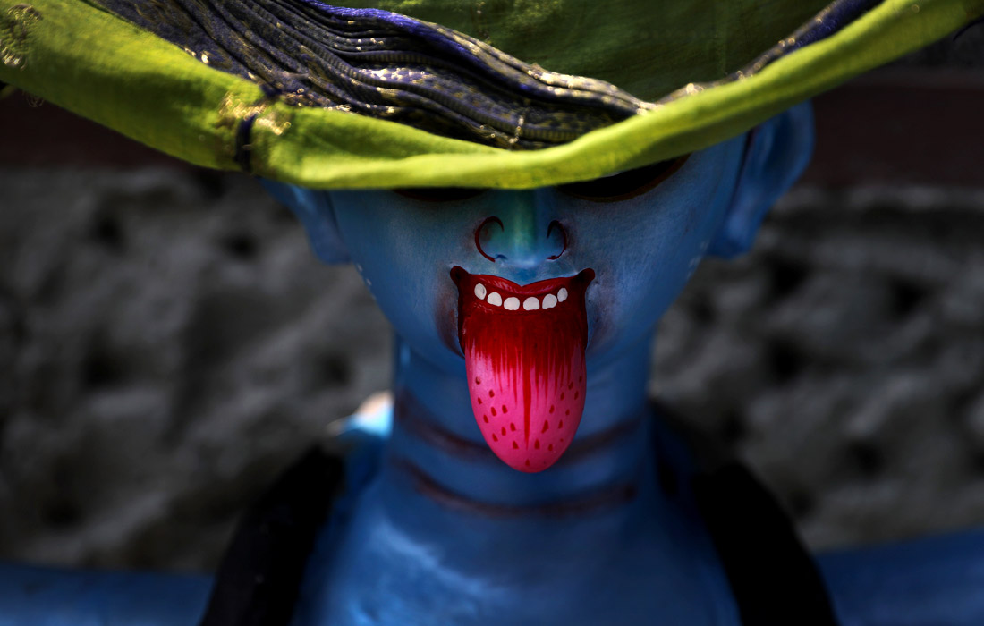 Подготовка к фестивалю Дивали в Калькутте, Индия