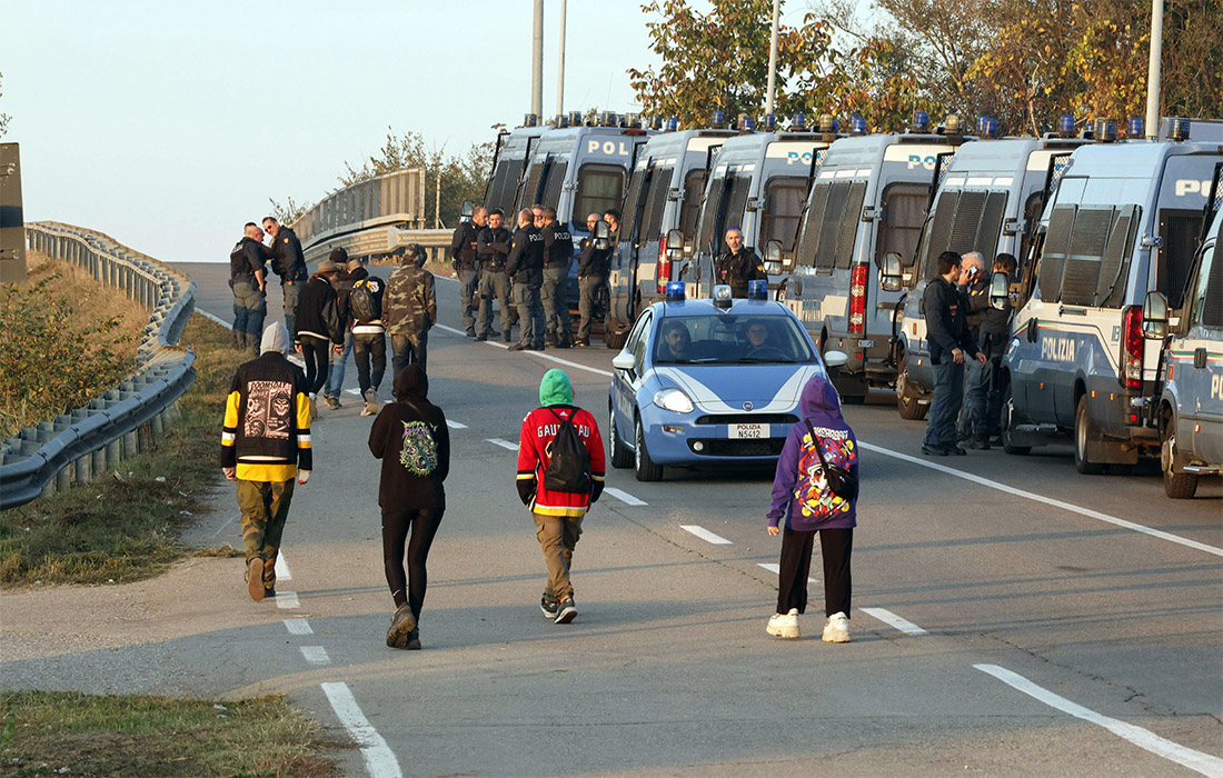 В Италии полицейские разогнали рейв