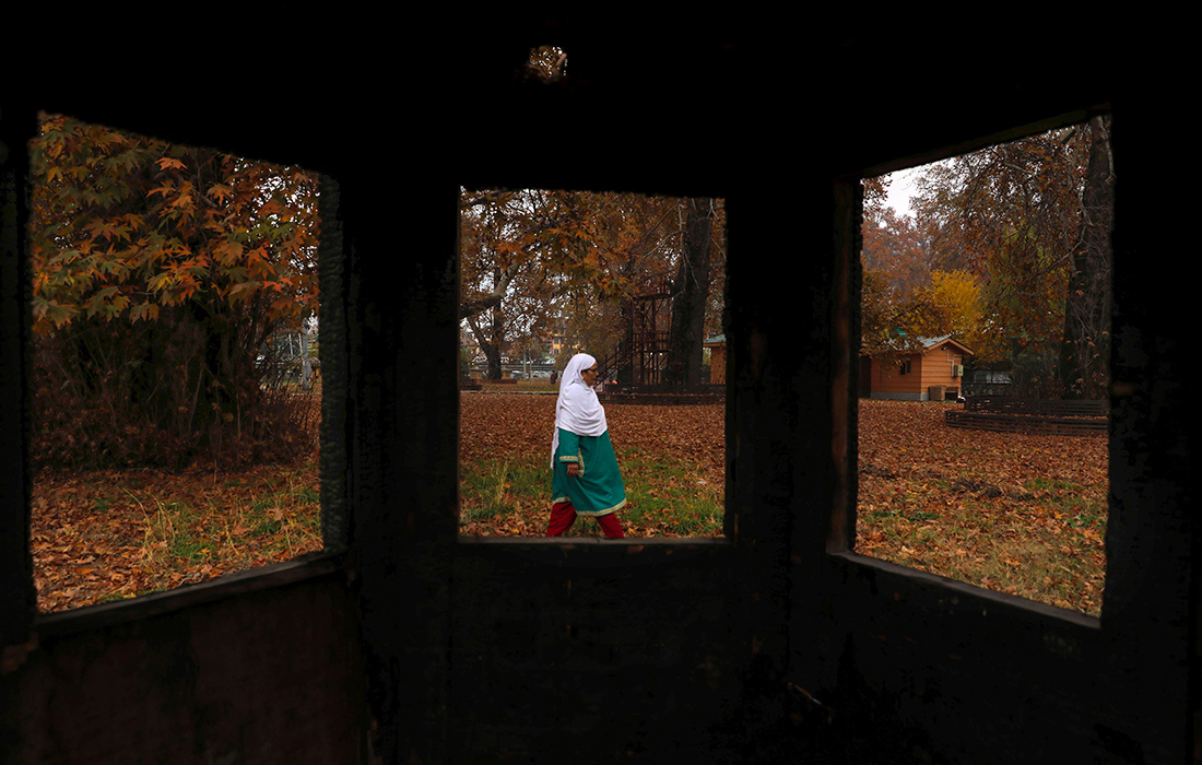 Резкое похолодание в индийском Кашмире