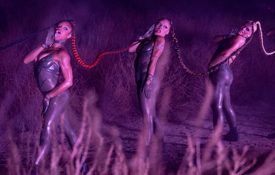 Съемка бельевого шоу Рианны Savage X Fenty