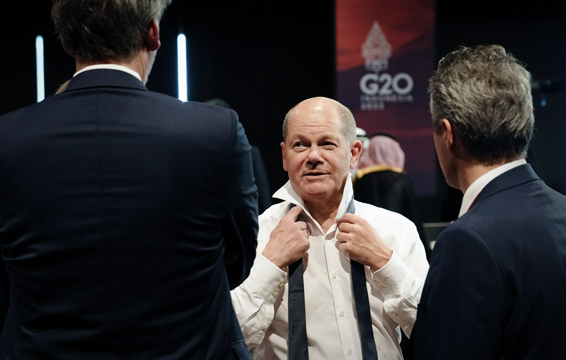 Канцлер Германии Олаф Шольц