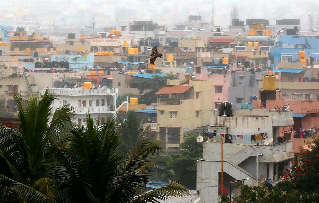 Сильные дожди в Бангалоре, Индия