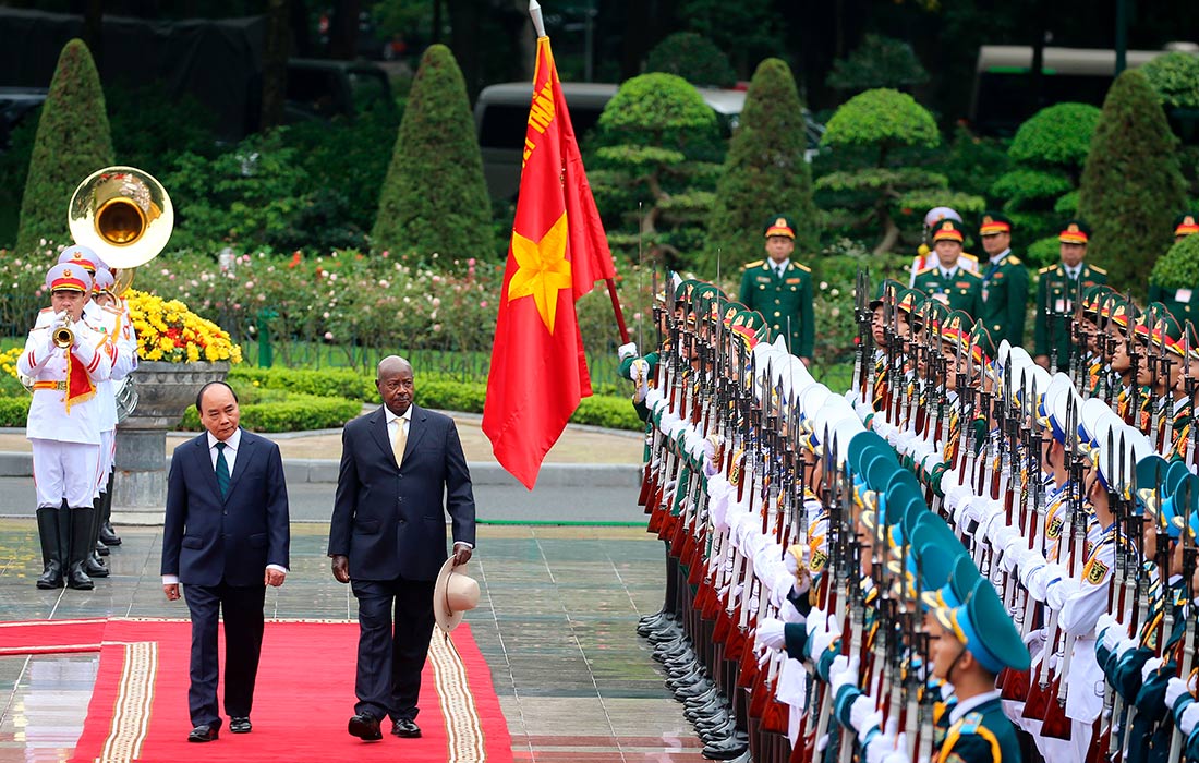 Президент Уганды Йовери Мусевени посетил Вьетнам