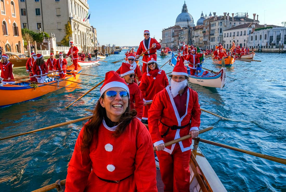Ежегодная регата на Гранд-канале в Венеции