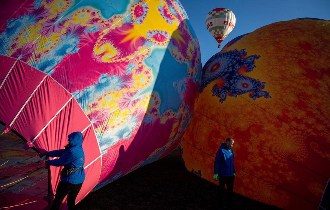 Международный фестиваль воздухоплавания в итальянской коммуне Мондови