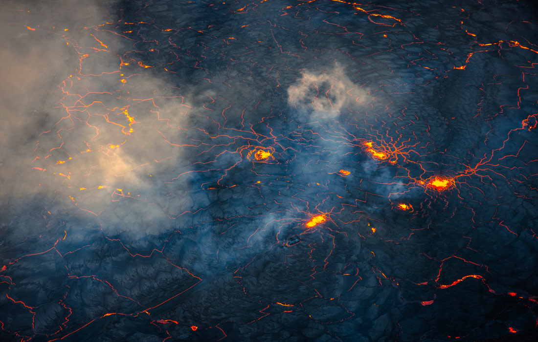 Извержение вулкана Килауэа на Гавайях