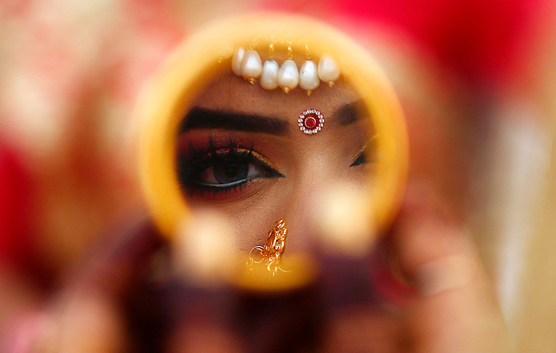 Пакистанская невеста-индуистка в Карачи