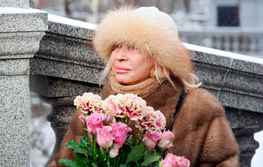 Церемония прощания в храме Христа Спасителя