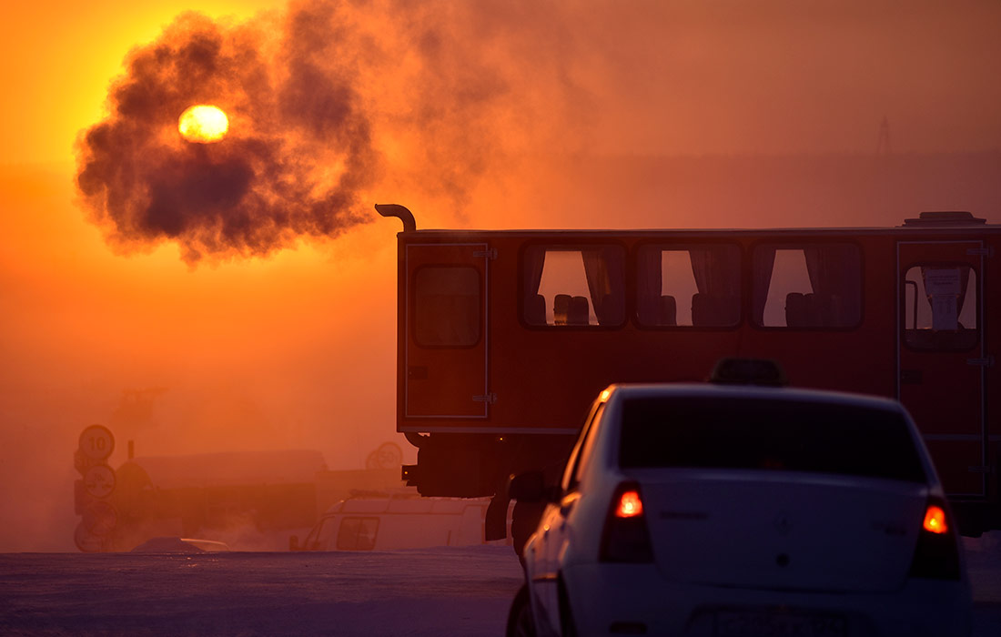 Восход солнца на Таймыре
