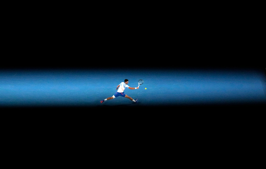 Матч между Новаком Джоковичем и Андреем Рублевым