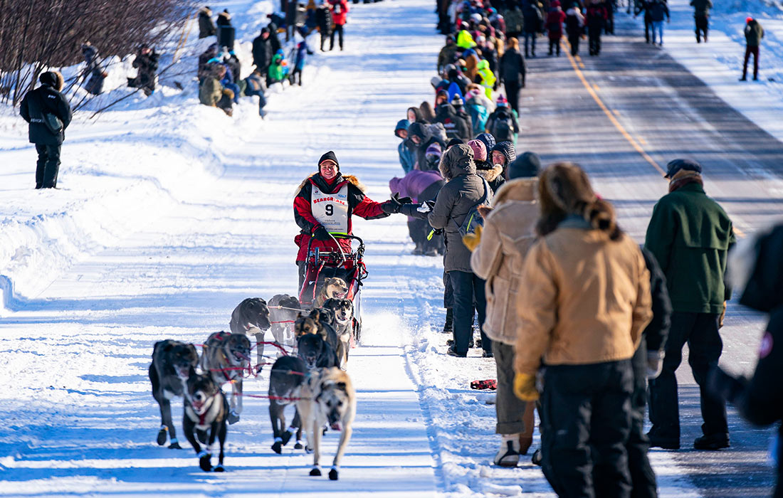 Гонки на собачьих упряжках John Beargrease в американском Дулуте