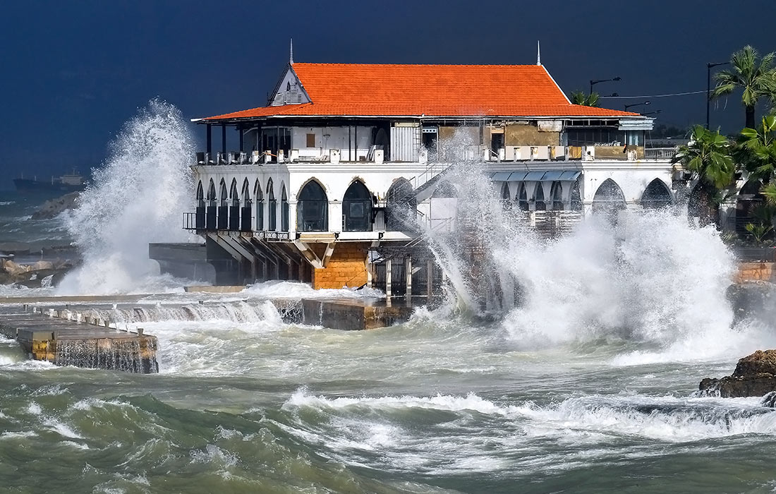 Шторм Фарах в Ливане