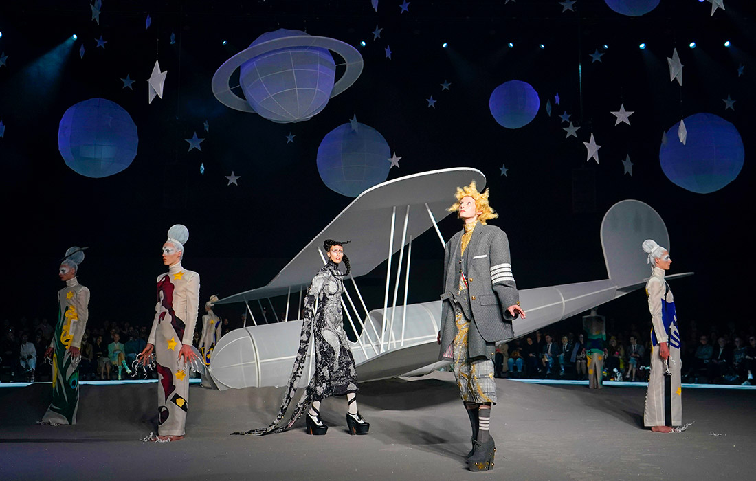 Показ коллекции Thom Browne на Неделе моды в Нью-Йорке
