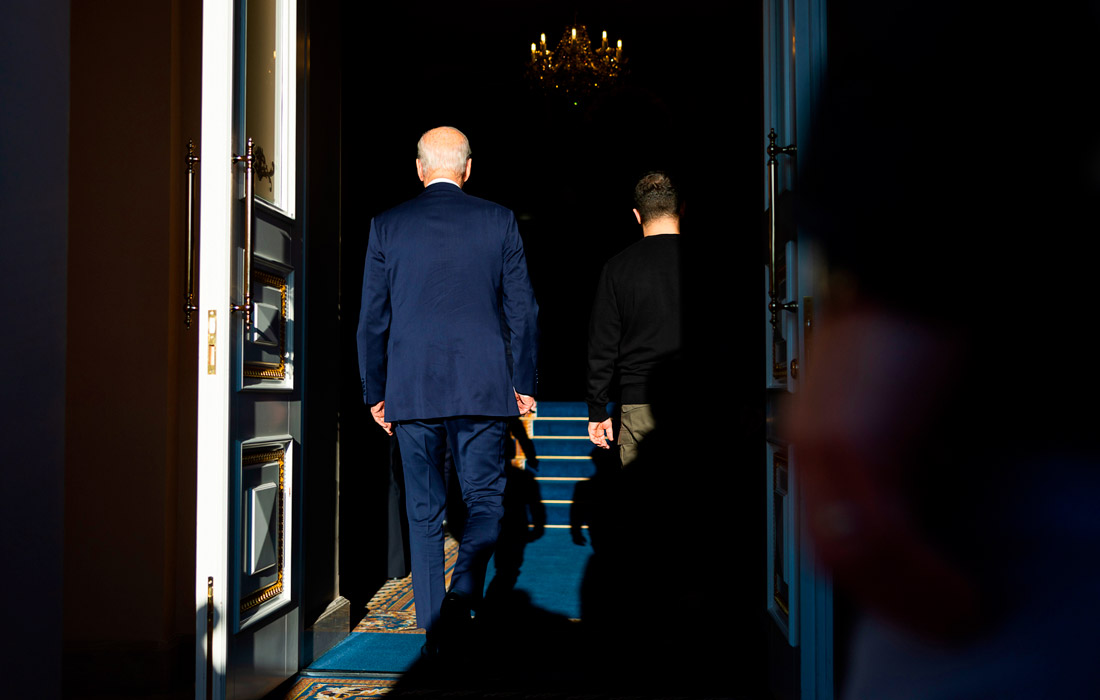 Президент США Джо Байден встретился с президентом Украины Владимиром Зеленским в Киеве