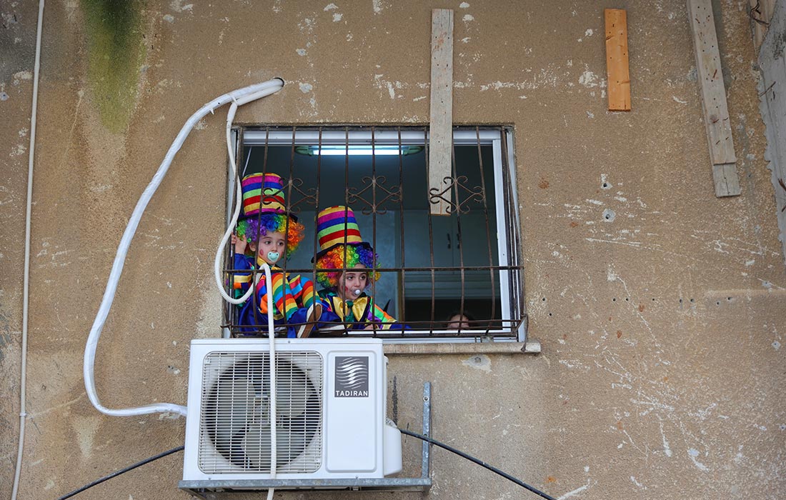 Празднование Пурима в израильском городе Бней-Брак