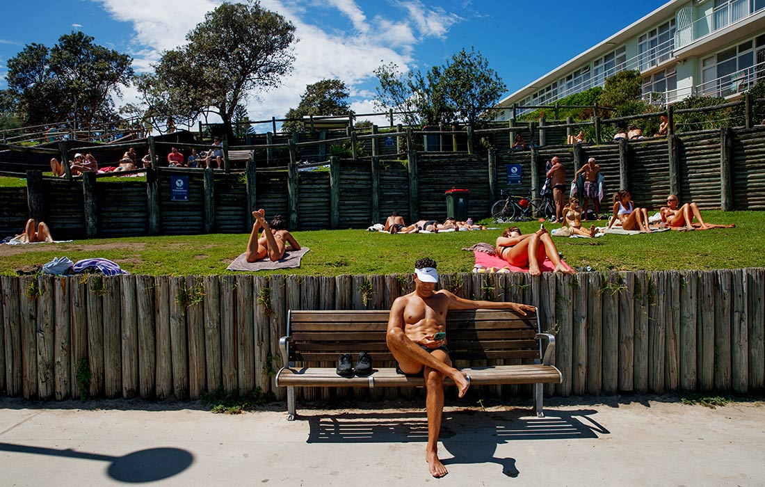 Жаркая погода в Сиднее