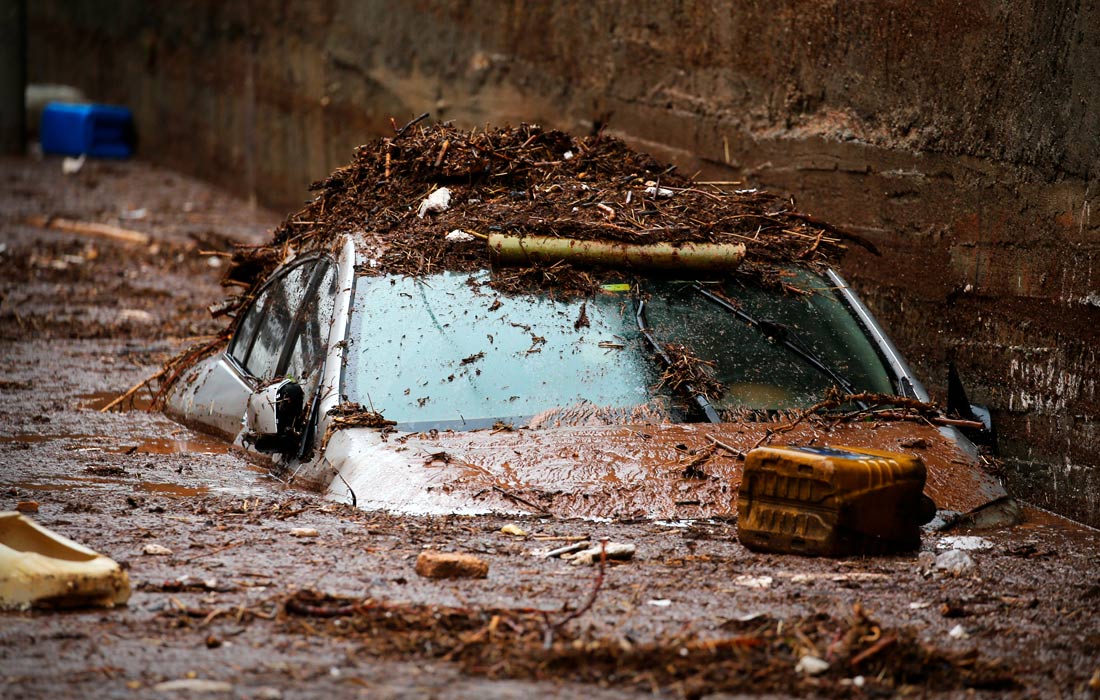 Город Шанлыурфа на юго-востоке Турции затопило из-за сильного ливня