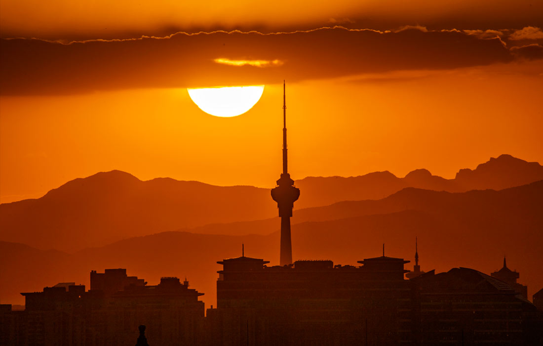 Закат в Пекине